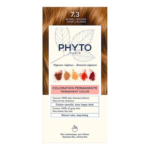 Phyto - Phytocolor Μόνιμη Βαφή Μαλλιών Νο 7.3 Ξανθό Χρυσό