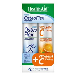 Health Aid – Promo Osteoflex Fizzy 20 Αναβράζοντα Δισκία & Βιταμίνη C 1000mg 20 Αναβράζοντα Δισκία Σετ & Ειδικές Προσφορές Health Aid – Promo Osteoflex Fizzy 20 Αναβράζοντα Δισκία & Βιταμίνη C 1000mg 20 Αναβράζοντα Δισκία