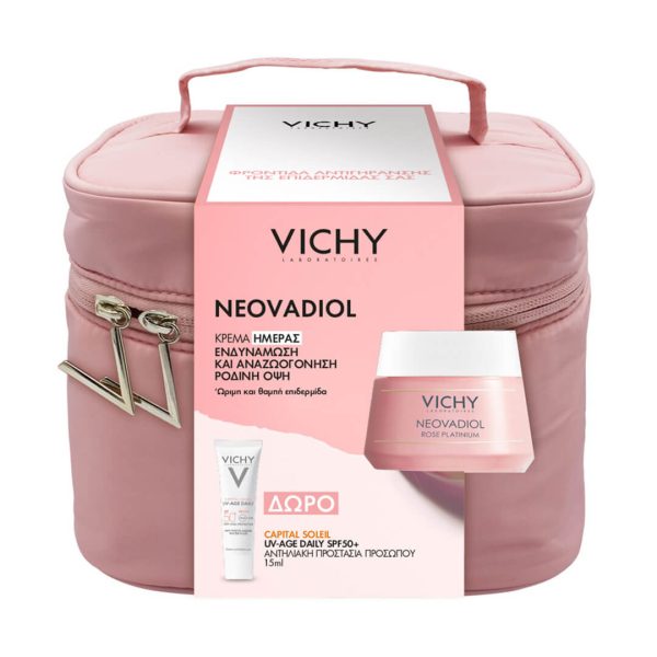 Vichy - Promo Neovadiol Rose Platinium Αντιρυτιδική Κρέμα 50ml & UV-Age Daily SPF50+ 15ml