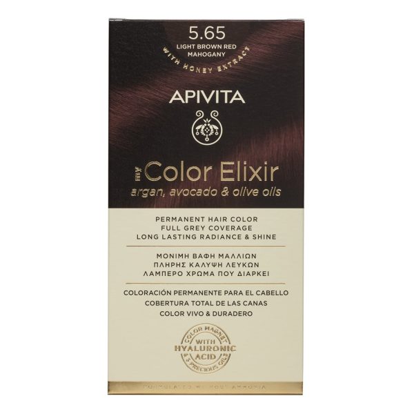 Apivita - My Color Elixir Μόνιμη Βαφή Μαλλιών Νο 5.65 Καστανό Ανοιχτό Κόκκινο Μαονί Apivita - My Color Elixir Μόνιμη Βαφή Μαλλιών Νο 5.65 Καστανό Ανοιχτό Κόκκινο Μαονί