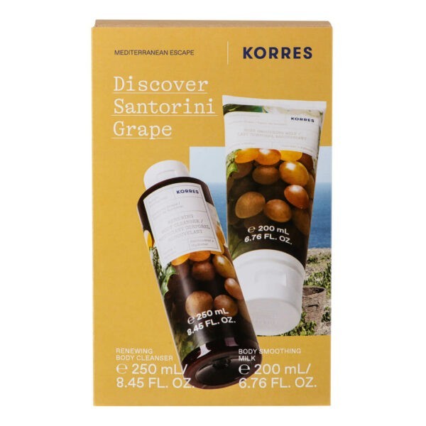 Body Care Korres – Promo Santorini Grape Shower Gel 250ml & Body Smoothing Milk 200ml
