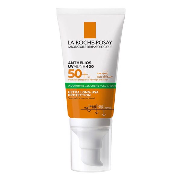 La Roche Posay - Anthelios UVMune 400 SPF50+ Oil Control Αντηλιακή Κρέμα-Gel 50ml