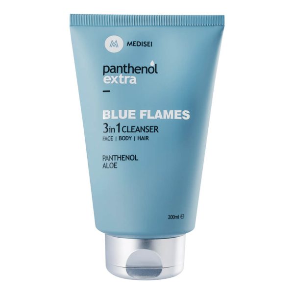 Medisei - Panthenol Extra Blue Flames 3 in 1 Cleanser Πρόσωπο-Σώμα-Μαλλιά 200ml Medisei - Panthenol Extra Blue Flames 3 in 1 Cleanser Πρόσωπο-Σώμα-Μαλλιά 200ml