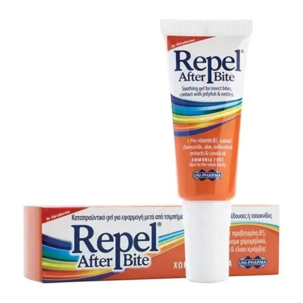 Καλοκαίρι Uni-Pharma – Repel After Bite Καταπραϋντικό Gel 20ml