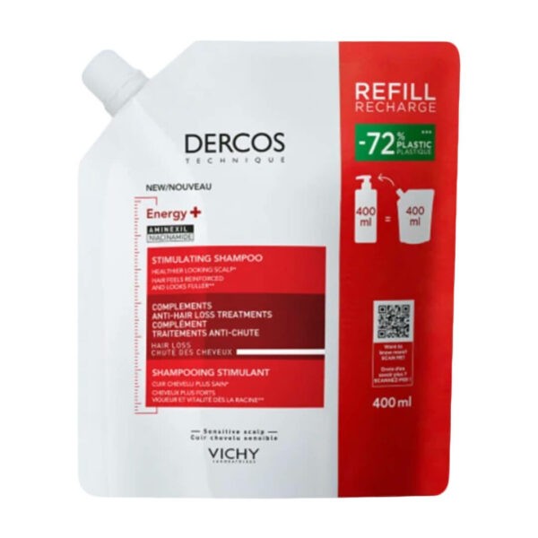 Hair Care Vichy – Dercos Energy+ Stimulating Shampoo Refill 400ml Vichy - Dercos Promo