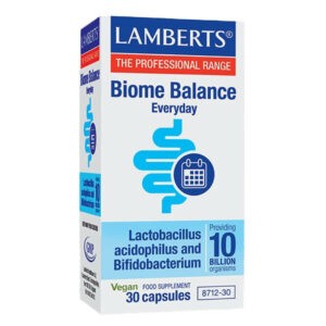 Άλλες Βιταμίνες Lamberts – Biome Balance Everyday Προβιοτικά για την Υγεία του Εντέρου 30 Κάψουλες Lamberts - Probiotics