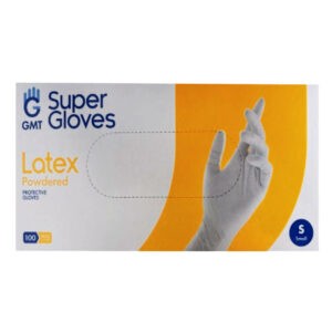 => STOP COVID-19 GMT – Γάντια Προστασίας Latex με Πούδρα 100τμχ