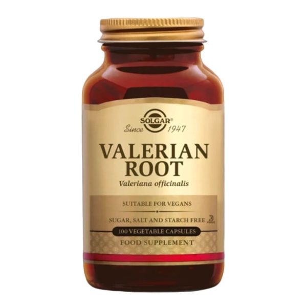 Solgar - Εκχύλισμα Βαλεριάνας Φυσικό Ηρεμηστικό Χρήσιμο για την Αϋπνία, την Ανησυχία & την Συναισθηματική Κατάπτωση χωρίς τις Παρενέργειες των Ηρεμιστικών Φαρμάκων - 100 veg.caps