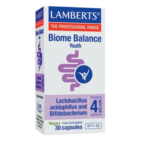 Digestive System Lamberts – Biome Balance Youth 30caps Lamberts - Probiotics