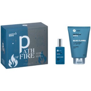 Αποσμητικά-Πακέτα Medisei – Panthenol Extra Men Promo Path of Fire: Blue Flames 3in1 Cleanser Καθαριστικό Για Πρόσωπο Σώμα Μαλλιά 200mL & Blue Flames Eau De Toilette Ανδρικό Άρωμα 50mL panthenol extra_promo