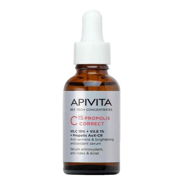 Apivita - Bee Tech Concentrates C15 Propolis Correct Serum Αντιρυτιδικός & Αντιοξειδωτικός Ορός Λάμψης 30mL