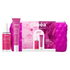 Αντιγήρανση - Σύσφιξη Clinéa – Promo Gift Set Για Εντατική Αντιγήρανση με Νεσεσέρ & Multi Peptide Super Charger Ορός 30mL & Wrinkle InstaShrink Κρέμα Ματιών 15mL Clinea_promo_set2025