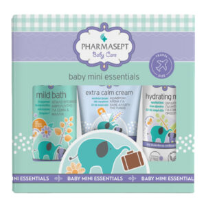 Pharmasept – Baby Care Mini Essentials Σετ Περιποίησης Βρέφους: Baby Care Mild Bath Βρεφικό Αφρόλουτρο 100mL & Baby Care Extra Calm Cream Βρεφική Κρέμα Eντατικής Προστασίας 40mL & Baby Care Hydrating Milk Βρεφικό ενυδατικό γαλάκτωμα 40mL Σαμπουάν - Αφρόλουτρα Βρεφικά Pharmasept – Baby Care Mini Essentials Σετ Περιποίησης Βρέφους: Baby Care Mild Bath Βρεφικό Αφρόλουτρο 100mL & Baby Care Extra Calm Cream Βρεφική Κρέμα Eντατικής Προστασίας 40mL & Baby Care Hydrating Milk Βρεφικό ενυδατικό γαλάκτωμα 40mL