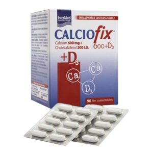 Intermed – Calciofix Calcium 600mg & Vitamin D3 2000IU 90tabs Bones - Joints Intermed – Calciofix Calcium 600mg & Vitamin D3 2000IU 90tabs