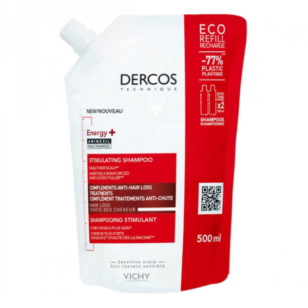 Vichy - Dercos Energy+ Σαμπουαν για Τριχόπτωση Ανταλλακτικό 500ml Vichy - Dercos Energy+ Σαμπουαν για Τριχόπτωση Ανταλλακτικό 500ml