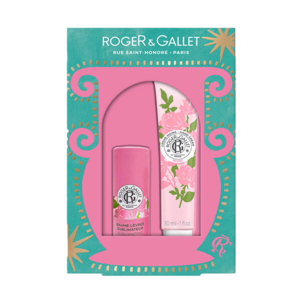 Roger & Gallet - Gift Set: Rose Balm Χειλιών 3,5g & Κρέμα Χεριών 30mL