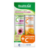 Health Aid - Promo Βιταμίνη C 1000mg με Εχινάκεια και Ψευδάργυρο & με Γεύση Πορτοκάλι 1+1 2x20 Αναβ. Δισκία