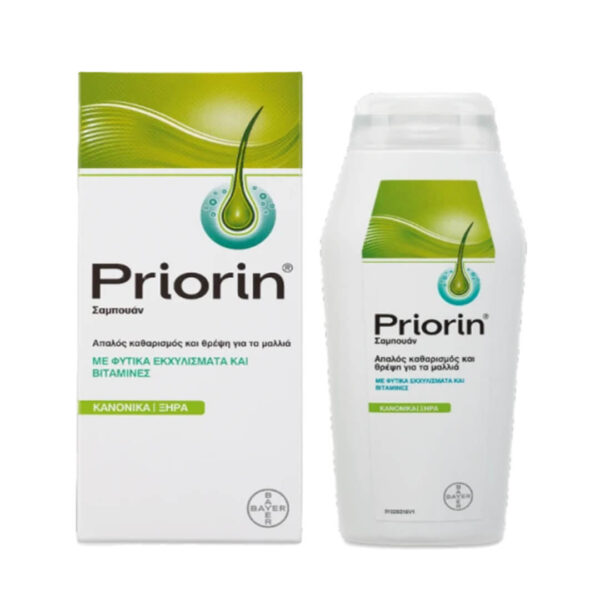 Priorin - Σαμπουάν Κατά της Τριχόπτωσης για Κανονικά/Ξηρά Μαλλιά 200ml