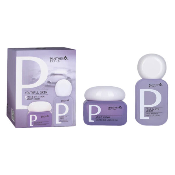 Medisei - Promo Panthenol Extra Youthful Skin Αντιρυτιδική Κρέμα Νυκτός Προσώπου & Ματιών 50ml & Αντιρυτιδικός Ορός 30ml