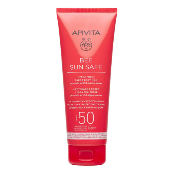 Apivita - Bee Sun Safe Hydra Fresh Ενυδατικό Αναζωογονητικό Γαλάκτωμα για Πρόσωπο & Σώμα SPF50 200ml