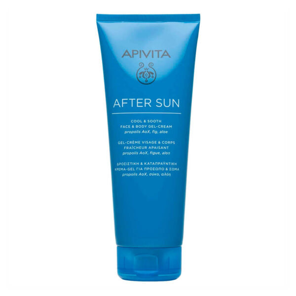 Apivita - Bee Sun Safe After Sun Δροσιστική & Καταπραϋντική Κρέμα-Gel για Πρόσωπο & Σώμα 200ml