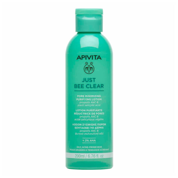 Apivita - Just Bee Clear Λοσιόν Σύσφιξης Πόρων 200ml