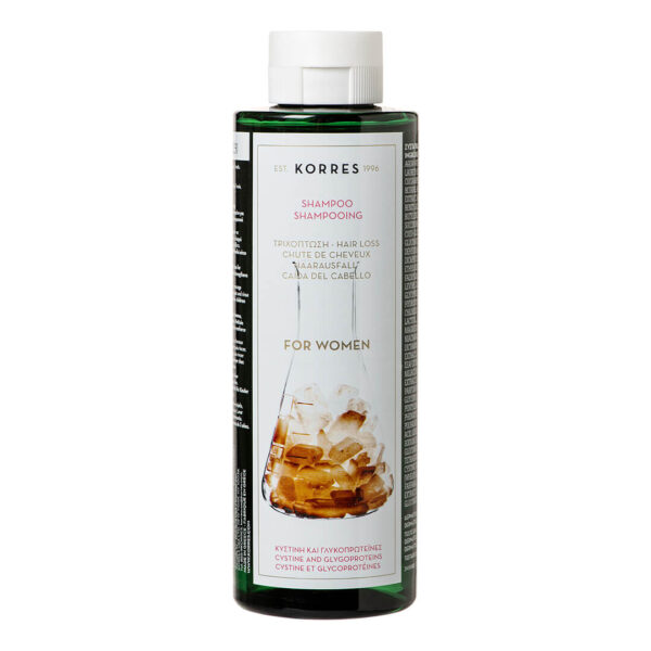 Korres - Κυστίνη + Γλυκοπρωτεΐνες Σαμπουάν Κατά Της Τριχόπτωσης Για Γυναίκες 250ml