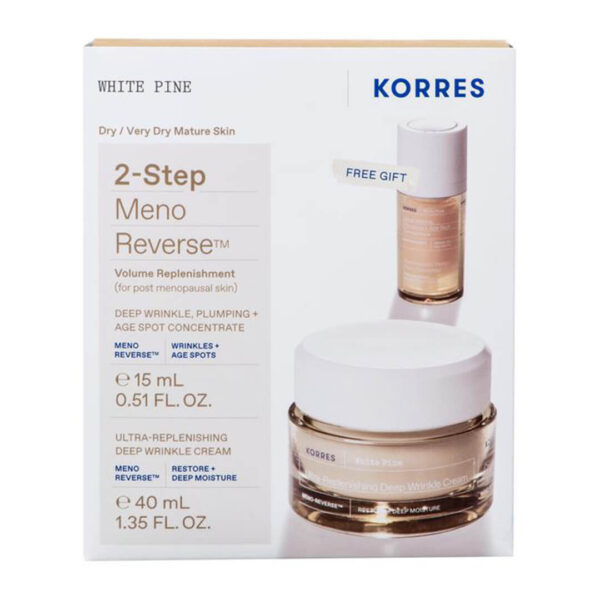 Korres - Promo Λευκή Πεύκη Αναπλήρωση Όγκου Κρέμα Ημέρας για Ξηρές Επιδερμίδες 40ml & Ορός Προσώπου 15ml