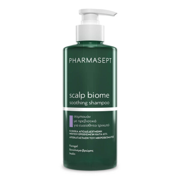 Pharmasept - Scalp Biome Soothing Shampoo Σαμπουάν με Πρεβιοτικά για Ευαίσθητο Τριχωτό 400mL