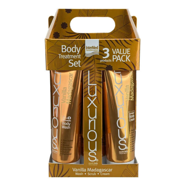 Intermed - Promo Luxurious Vanilla Madagascar 2in1 Αφρόλουτρο-Κρέμα Σώματος 280ml & Scrub Σώματος 280ml & Ενυδατική Κρέμα Σώματος 280ml