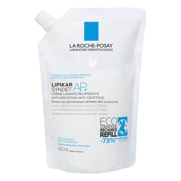 La Roche Posay - Lipikar Syndet AP+ Αφρόλουτρο για Ατοπική Δερματίτιδα Ανταλλακτικό 400ml