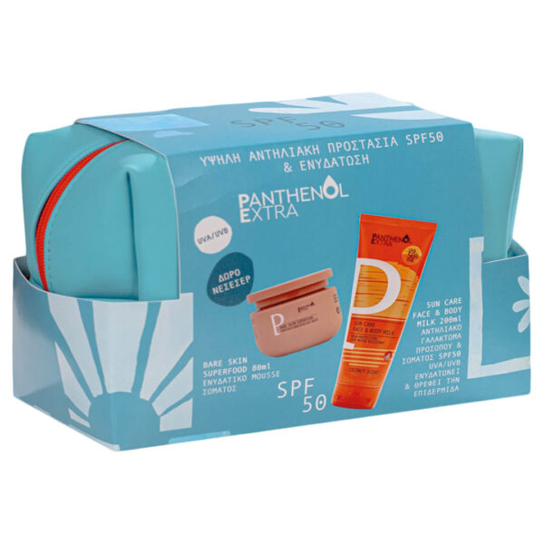 Medisei - Promo Panthenol Extra Αντηλιακό Γαλάκτωμα Προσώπου και Σώματος SPF50 200ml & Ενυδατική Mousse Σώματος 80ml