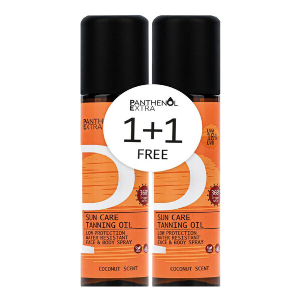 Medisei - Panthenol Extra Sun Care Αντηλιακό Λάδι Μαυρίσματος SPF10 1+1 Δώρο 2x150ml