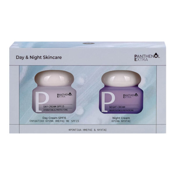 Medisei - Promo Panthenol Extra Day & Night Skin Care Σετ Ενυδάτωσης: Κρέμα Ημέρας SPF15 50ml & Κρέμα Νύχτας 50ml
