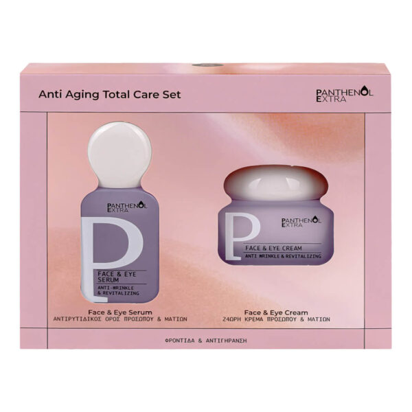 Medisei - Promo Panthenol Extra Anti Aging Τοtal Care Set Αντιρυτιδικός Ορός Προσώπου & Ματιών 30ml & Κρέμα Προσώπου & Ματιών 24ωρη 50ml