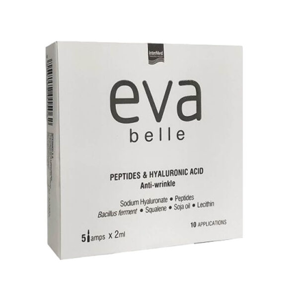 Intermed - Eva Belle Αμπούλες Peptides & Hyaluronic Acid για την Εντατική Αντιμετώπιση των Ρυτίδων 5x2ml
