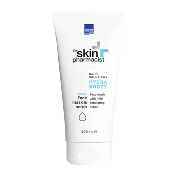 Intermed - The Skin Pharmacist Hydra Boost Face Mask & Scrub Μάσκα Προσώπου με Ήπια Απολεπιστική Δράση 100ml