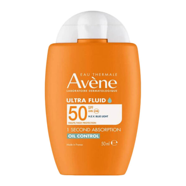 Avene - Ultra Fluid Oil Control SPF50 Αντηλιακό Προσώπου Ελαφριάς Υφής για Ματ Αποτέλεσμα 50ml