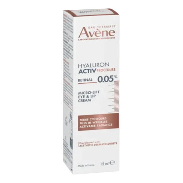 Avene - Hyaluron Activ Procedure Micro Lift Κρέμα Ματιών & Χειλιών με 0,05% Ρετινάλη 15ml