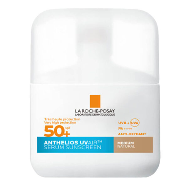 La Roche Posay -  Anthelios UVAir Αντηλιακός Ορός με Χρώμα Medium SPF50+ 50ml