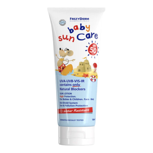 Frezyderm - Βρεφικό Αντηλιακό Γαλάκτωμα Υψηλής Προστασίας Προσώπου και Σώματος SPF50 100ml