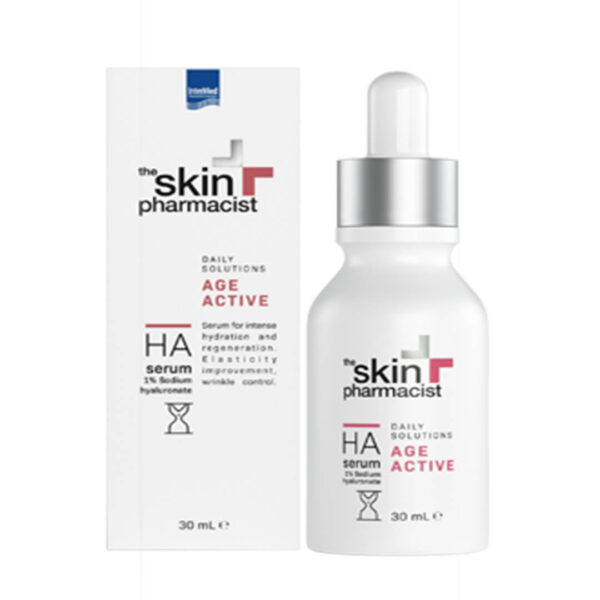 Intermed - The Skin Pharmacist Αge Active HA Serum Ορός Εντατικής Ενυδάτωσης & Ανάπλασης 30ml