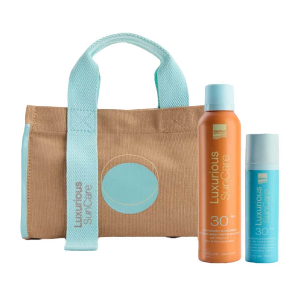 Intermed - Luxurious Promo SunCare Beige Pack με Αντηλιακό Γαλάκτωμα Προσώπου για Λιπαρές Επιδερμίδες Spf30 50ml & Αντηλιακό Spray για Πρόσωπο & Σώμα Spf30 200ml