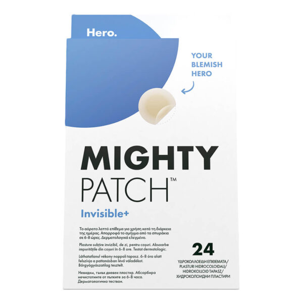 Hero. - Mighty Patch Invisible+ Anti-Pimple Επιθέματα για Σπυράκια 24τμχ Hero. - Mighty Patch Invisible+ Anti-Pimple Επιθέματα για Σπυράκια 24τμχ