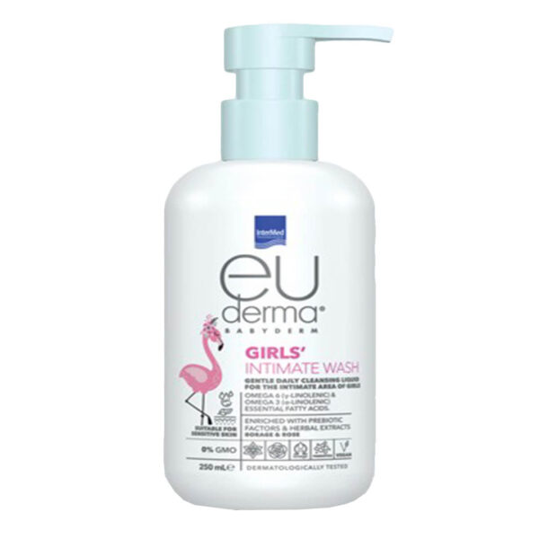 Intermed - Euderma Baby Girls Intimate Wash Καθαριστικό Υγρό για την Ευαίσθητη Περιοχή των Κοριτσιών 250ml Intermed - Euderma Baby Girls Intimate Wash Καθαριστικό Υγρό για την Ευαίσθητη Περιοχή των Κοριτσιών 250ml