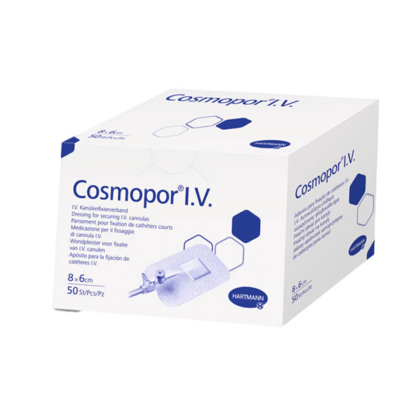 Hartmann - Cosmopor I.V. Αυτοκόλλητο Επίθεμα Στερέωσης Βελόνας 8X6cm Ref 900805 50τμχ