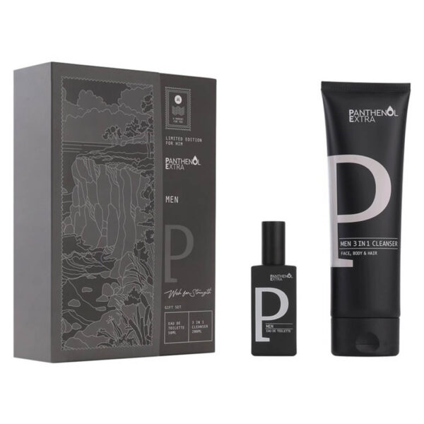 Medisei - Promo Panthenol Extra Wish For Strength Men Eau de Toilette Ανδρικό Άρωμα 50ml & 3 in 1 Cleanser Face Body Hair Αφρόλουτρο & Σαμπουάν 200ml