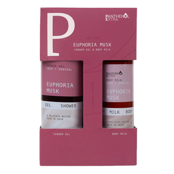 Medisei - Promo Panthenol Extra Euphoria Musk Shower Gel Αφρόλουτρο Τζελ 500ml & Body Milk Γαλάκτωμα Σώματος 300ml