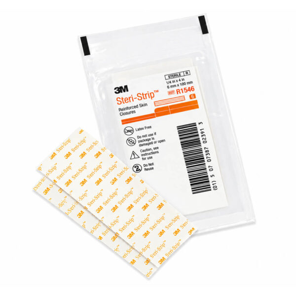 3M - Steri-Strip Ενισχυμένες Ταινίες Σύγκλεισης 6mm x 75mm R1546 50 Σακ/Κουτί