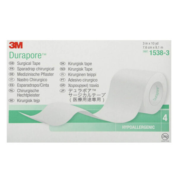 3M - Durapore Μεταξωτή Ταινία στερέωσης 7.5cm x 9.1m 1τμχ REF 1538-3